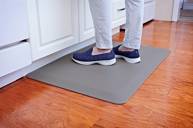 SimplyPerfect™ anti-fatigue mat used in a kitchen.